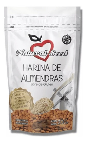 Harina De Almendras Natural Seed | Sin Tacc | 200g