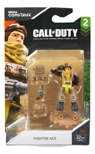 Juego De Construcción Piloto Mega Construx Call Of Duty Ww2