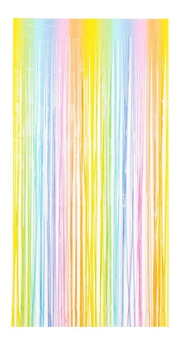 Cortina Decorativa Metalizada - Colorida Candy Colors
