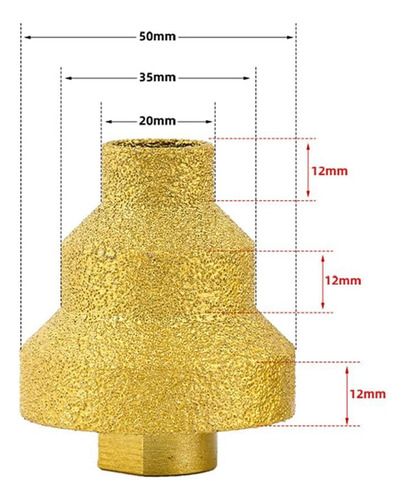 Esmerilhadeira Angular Com Broca De Chanfro De Diamante Crys
