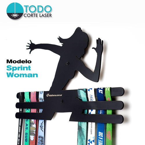 Imagen 4 de 5 de Medallero Running Atletismo Deportivo Modelo Sprint Woman
