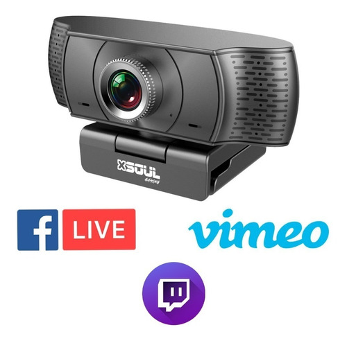 Webcam Gamer Soul Hd 1280x720 1 Mb Cámara Streaming Twitch 