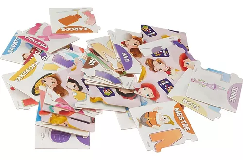 Jogo Educativo - Princesas Disney - Descobrindo Vogais - Mimo Toys