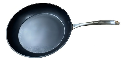Conjunto 2 Panelas Frigideira E Saute 28cm Aluminio E Inox Cor Cinza