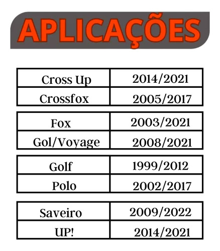 Terminal Direção Le Gol Saveiro Voyage Fox Crosfox Up Golf