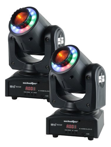 Cabeza Movil Gobos Led 45w Spot Beam + Aro Color 2 Pz Msi