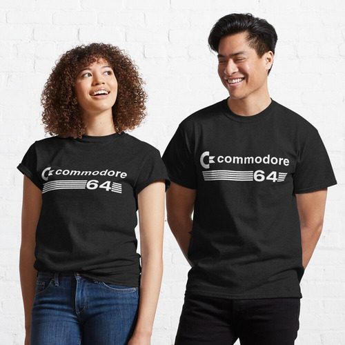 Imagen 2 de 4 de Commodore 64 Remera Clásica Retro Videojuegos