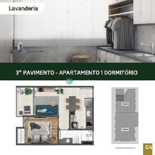 Imagem 7 de 10 de Apartamento À Venda, 38 M² Por R$ 214.900,00 - São Pedro - Juiz De Fora/mg - Ap1079