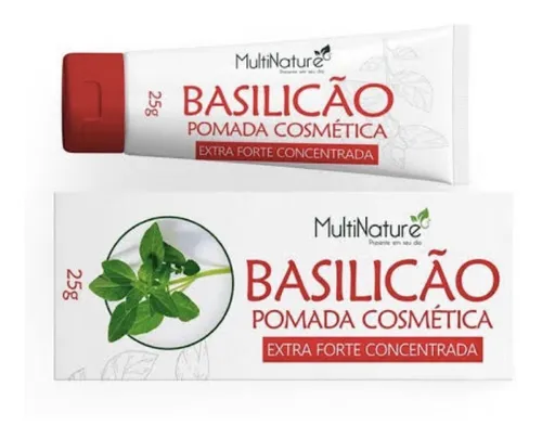 comprar Basilicão Para Acne Pomada Para Corpo Multinature 25g