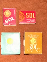Comprar Cajas De Fósforos Antiguos De Colección Uruguay Sol