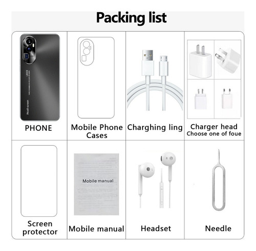 Smartphone Android Barato Reno10 Pro 7.3 16 Gb+1 Tb+tf128 Gb