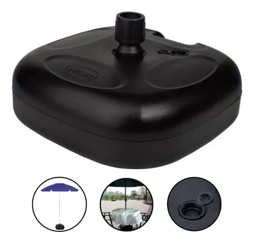 comprar Suporte \u002F Base Guarda Sol Ou Ombrelone Até 22kg Mor Preto