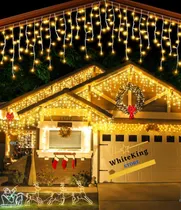 Comprar Luces Navidad Led Tipo Cascada Lluvia Lagrimas Cortina Cinta