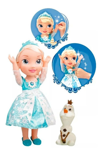Muñeca Elsa Frozen Habla,canta Y Se Ilumina Disney Ditoys