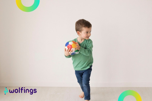 Imagen 8 de 10 de Pelota Blanda Soft Grande Didactica De Juguete Para Bebes