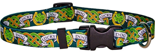 Collar Para Perro Lucky Con Diseño De Perro Amarillo, Se Ad