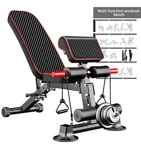 Adjustable Weight Bench Utility Workout Bench For Home Gym,f