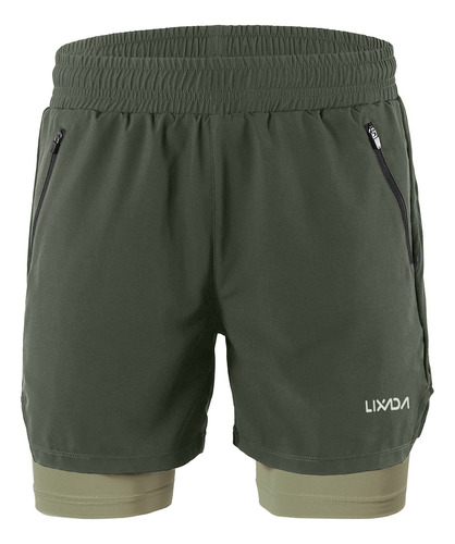 Pantalones Cortos Lixada Quick Shorts Running Active 2 Para