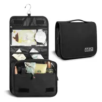 Comprar Neceser Organizador de Viaje para Hombre y Mujer, Para Artículos de Baño, Accesorios y Maquillaje, Cosmetiquera, Bolsa de Aseo para Colgar con Múltiples Compartimentos, Exterior Impermeable