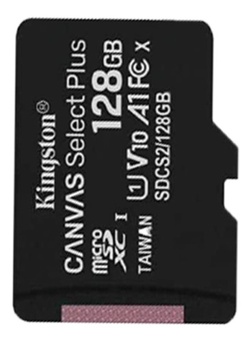 Memoria Micro Sd Kingston 128gb Clase 10 + Adaptador + Envio