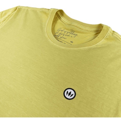 Imagem 2 de 4 de Camiseta Estonada United Colors Amarelo Claro