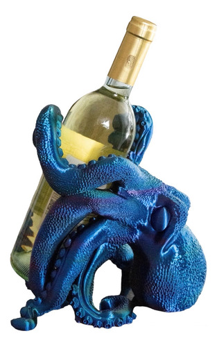 Porta Vino Decorativo En Forma De Pulpo