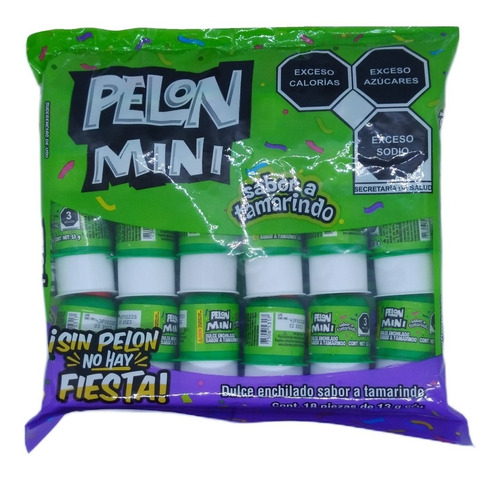 Mini Pelon Pelo Rico Hershey  18 Pzas Rico Sabor A Tamarindo