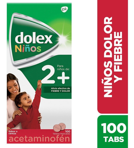 Dolex Niños Dolor Fiebre Masticabl - Unidad a $1025