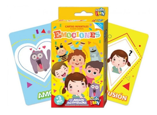 Cartas Educativas Emociones Emotions School Fun