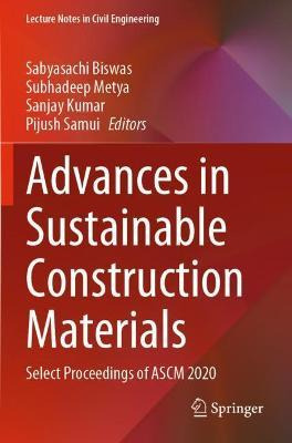 Libro Advances In Sustainable Construction Materials : Se...