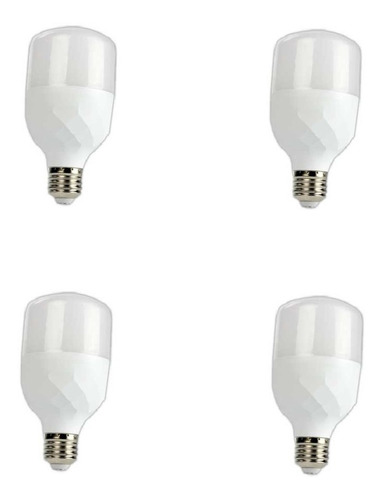 Foco Led 13w 1300lm 6500k Ahorrador Interior Hogar 4 Piezas Color de la luz Luz Fria