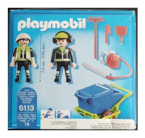 Playmobil 6113 Equipo De Limpieza