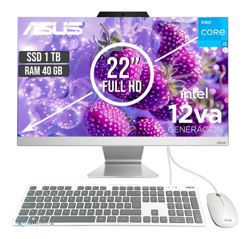 Todo En Uno Asus Intel Core I3 1215u Ssd 1tb + Ram 40gb