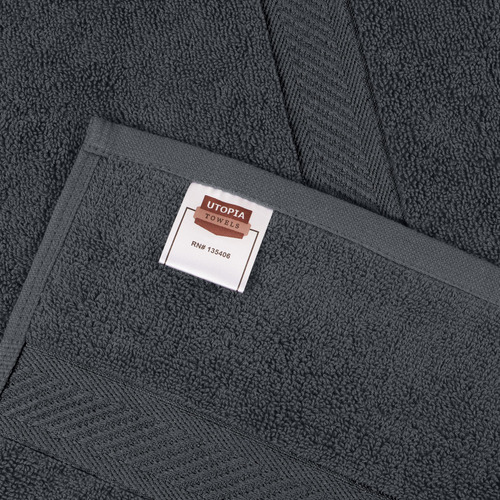 Utopia Towels Juego De 6 Toallas De Baño Pequeñas, 100% Algo