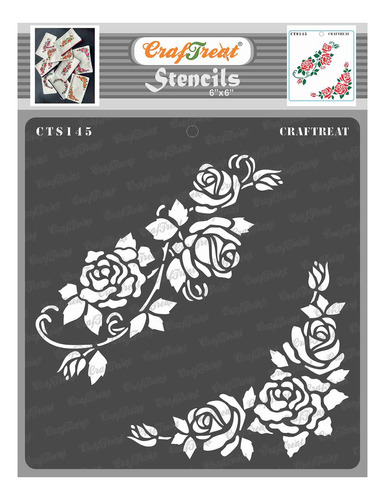 Craftreat - Plantilla Con Tema Floral