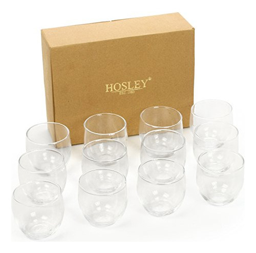 Juego 12 Portavelas Cristal Transparente 2.5 Diámetro Bodas