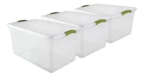 Comprar Set 3 Cajas Organizadoras Pack Organizador 61 Lts Grandes 