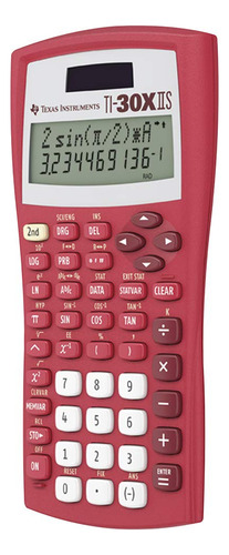 Calculadora Científica Texas Instruments Ti-30xiis, Color Ro