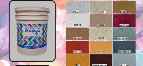 Revestimiento Texturado Bongo Variocolor