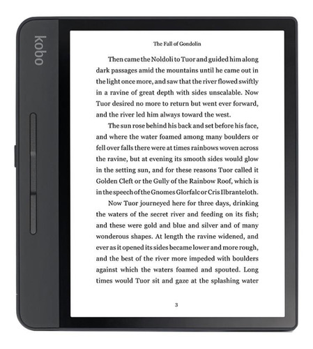 E-Reader Kobo Forma 8GB preto com tela de 8" 300ppp