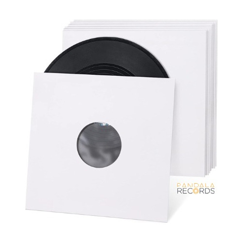 Fundas Para Vinilo Interiores Antiestática Blancas Pack 25 