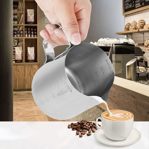 Bote Para Hacer Espuma De Café De Acero Inoxidable De 600 Ml