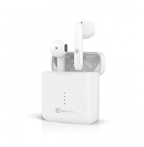 Klip Auricular Bluetooth Tactil Twintouch Blanco Kte-010wh