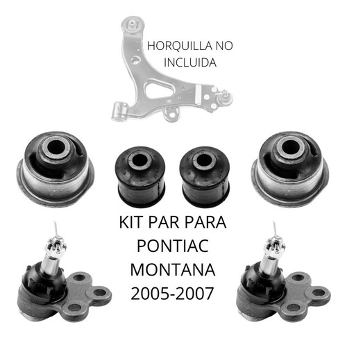 Kit Bujes Y Par Rotulas Para Pontiac Montana 2005-2007