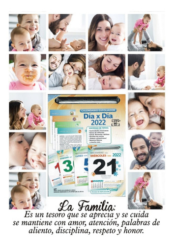 Calendario 2022 De Pared Exfoliador Personalizado