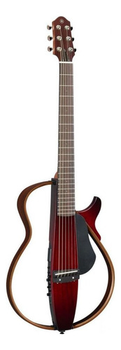 Guitarra acústica Yamaha SLG200S para diestros crimson red burst palo de rosa brillante