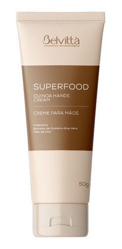 Superfood Quinoa Hands Cream 50g Creme Para Mãos, Não Oleoso