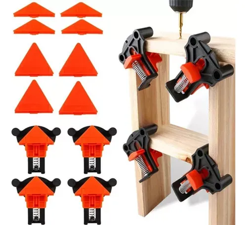 4u Abrazaderas Pinza Ángulo Recto Esquinera Unir Madera