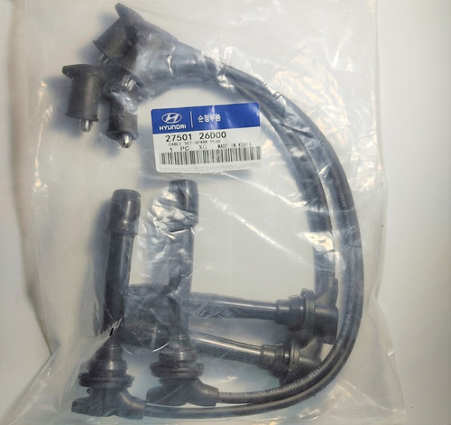 Juego Cables Bujia Original Hyundai Getz Elantra Verna 1.6 
