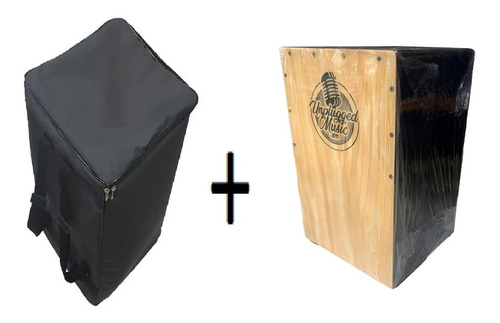 Cajon  Caja Peruano Madera  Excelente Terminación Mas Funda